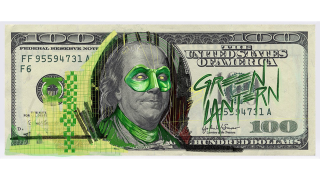 Illustration for article titled The Justice League sells out in this awesome DC superhero money art